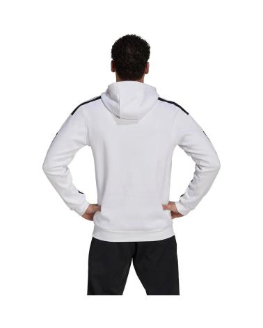 MOLETOM COM CAPUZ ADIDAS SQ21 SW HOOD GT6637 BRANCO BLANCO