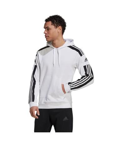 MOLETOM COM CAPUZ ADIDAS SQ21 SW HOOD GT6637 BRANCO BLANCO