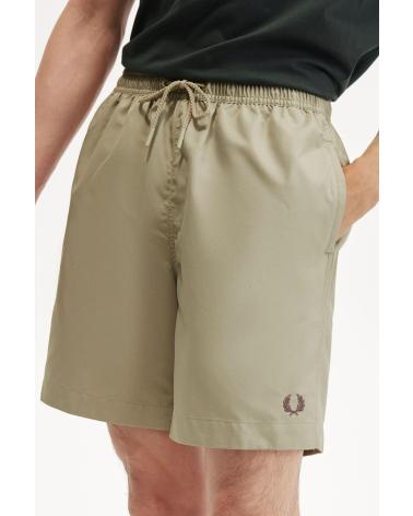 BAÑADOR CLÁSICO FRED PERRY S8508 U54 BEIGE BEIGE