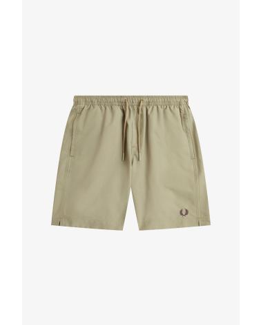 BAÑADOR CLÁSICO FRED PERRY S8508 U54 BEIGE BEIGE