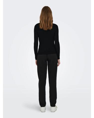 JERSEY DE PUNTO CUELLO ALTO ONLY ONLKAROL NEGRO 15165075 NEGRO