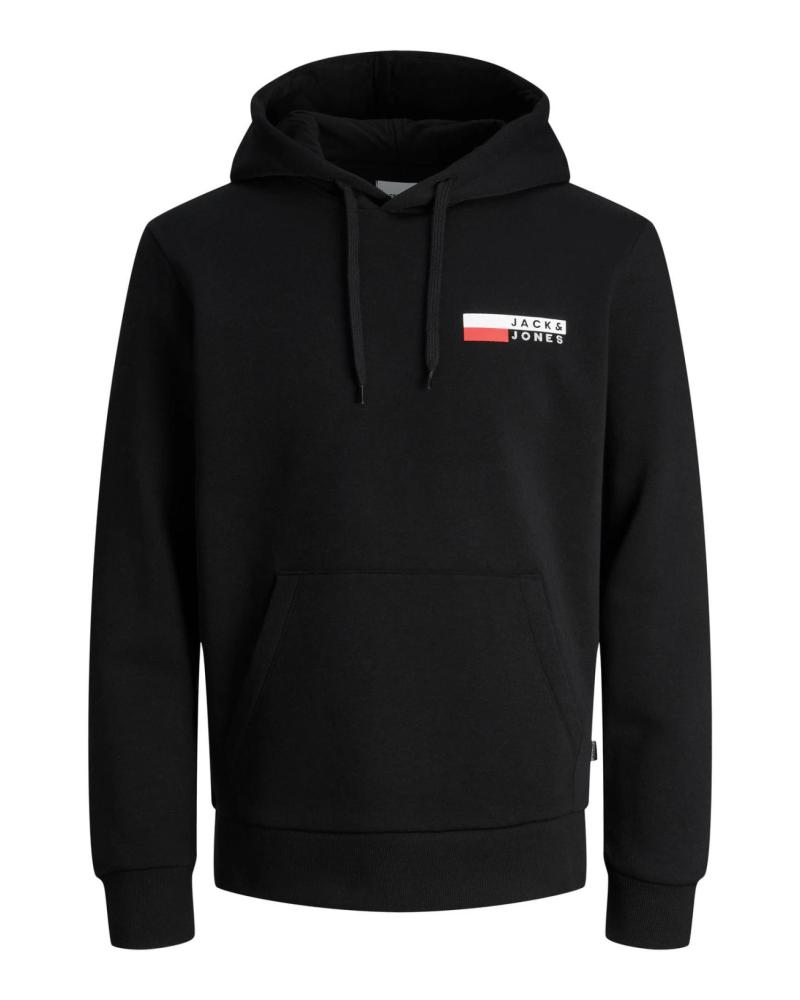SWEAT À CAPUCHE JACK & JONES JJECORP 12233599 NOIR BLACK