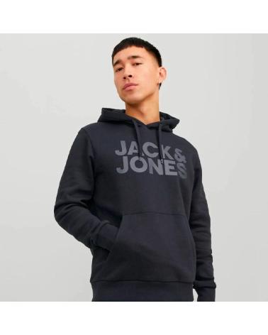 SWEAT À CAPUCHE JACK & JONES JACKJONES 12152840 NOIR NEGRO