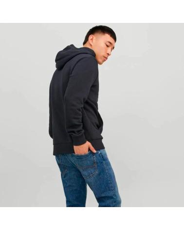 MOLETOM COM CAPUZ JACK & JONES JACKJONES 12152840 PRETO NEGRO