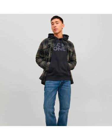 SWEAT À CAPUCHE JACK & JONES JACKJONES 12152840 BLACK BLACK