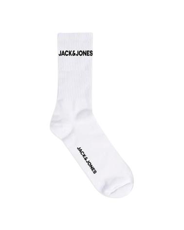 JACK & JONES TENNIS SOCKS 5-PACK WHITE - MODEL 12179475 BLANCO
