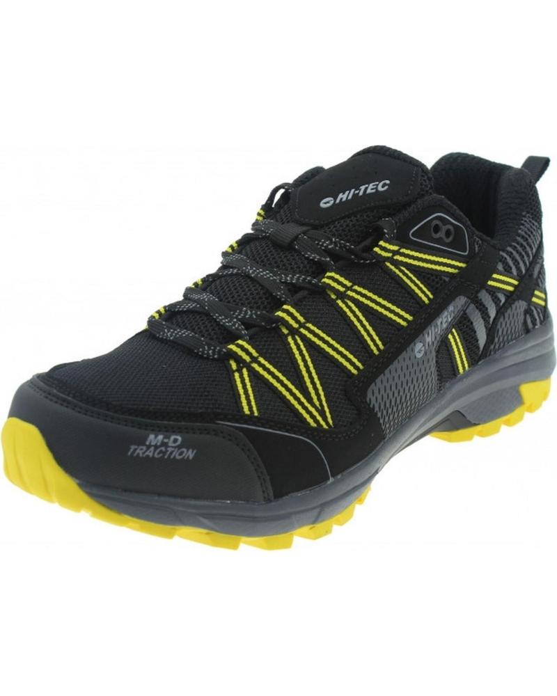 Zapatillas deporte de Hombre HI-TEC ZAPATILLAS GRAVEL BLACK CHARCOAL SUPER LEMON NEGRO