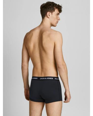 JACK & JONES PACK DE BOXERS MICROFIBRE TRUNKS NOIRS 12204876 BLACK