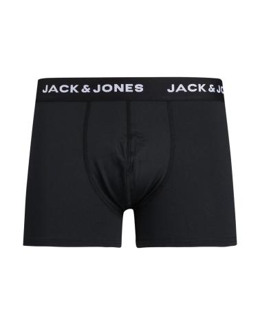 JACK & JONES PACK DE BOXERS MICROFIBRE TRUNKS NOIRS 12204876 BLACK