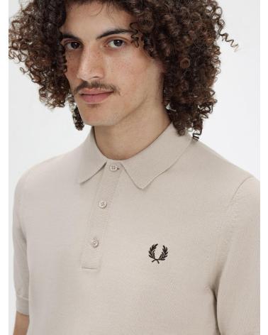 FRED PERRY CLASSIC KNITTED POLO BEIGE K7623 BEIGE