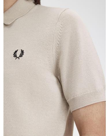 FRED PERRY CLASSIC KNITTED POLO BEIGE K7623 BEIGE