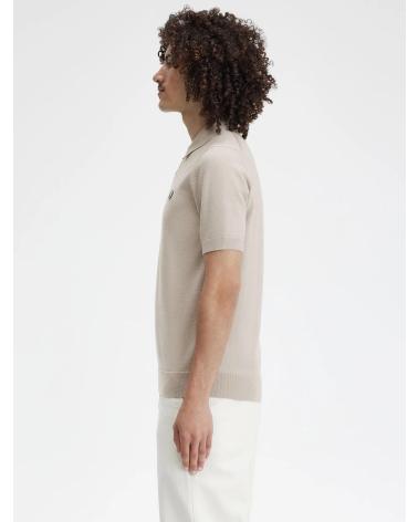 FRED PERRY CLASSIC KNITTED POLO BEIGE K7623 BEIGE