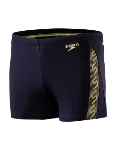 SPEEDO MONOGRAM ASHT JM - BOXER DE NATAÇÃO AZUL MARINHO AZUL MARINO