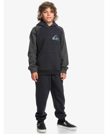 SUDADERA CON CAPUCHA QUIKSILVER EQBFT03887 AGE OF BLUE EMBOSS NEGRA NEGRO