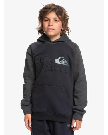 SUDADERA CON CAPUCHA QUIKSILVER EQBFT03887 AGE OF BLUE EMBOSS NEGRA NEGRO