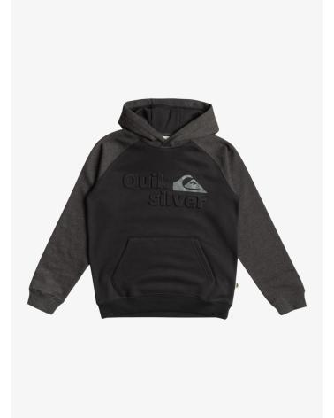 SUDADERA CON CAPUCHA QUIKSILVER EQBFT03887 AGE OF BLUE EMBOSS NEGRA NEGRO