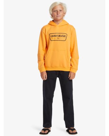 FELPA CON CAPPUCCIO QUIKSILVER GRAPHIC ARANCIONE NARANJA