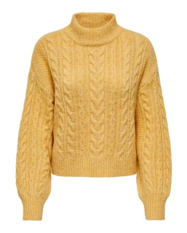 ONLY ONLIDA JERSEY DE PUNTO TRENZADO AMARILLO - MODELO 15327651 AMARILLO