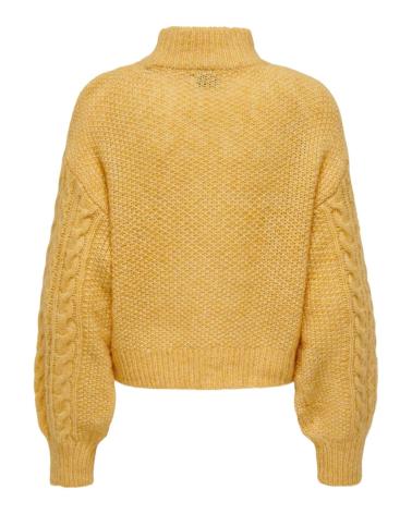 ONLY ONLIDA JERSEY DE PUNTO TRENZADO AMARILLO - MODELO 15327651 AMARILLO