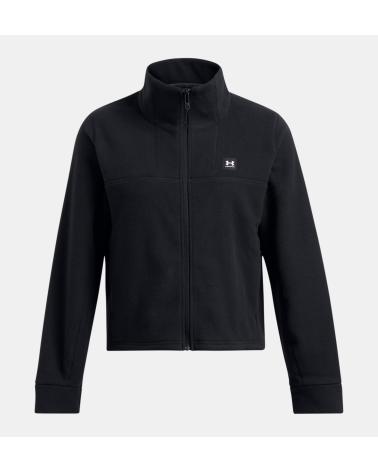 FELPA UNDER ARMOUR 1387694 NERA CON CERNIERA NEGRO