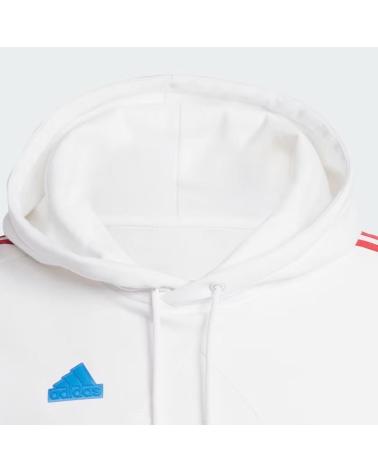MOLETOM ADIDAS IY4528 BRANCO COM CAPUZ BLANCO