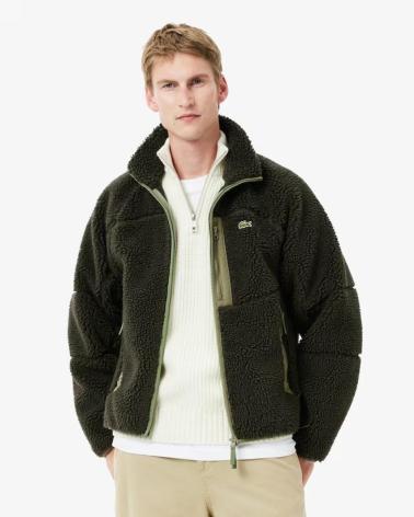 LACOSTE ABRIGO DE FELPA CON CREMALLERA BH2843 VERDE VERDE