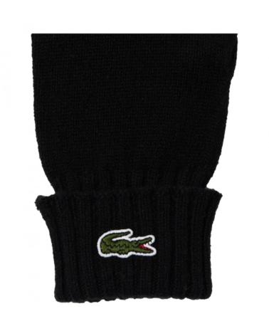 LACOSTE GANTS EN MAILLE JERSEY LAINE RV045200 NOIR BLACK
