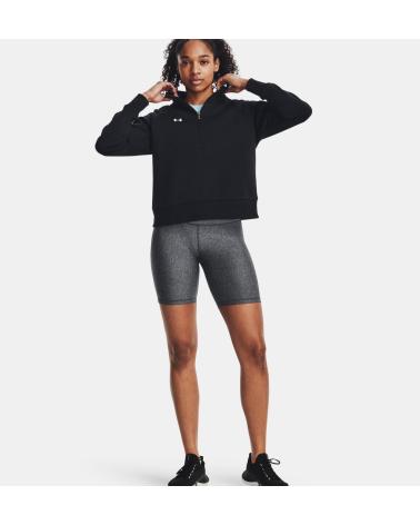 UNDER ARMOUR BLACK HIGH-NECK SWEATSHIRT NEGRO