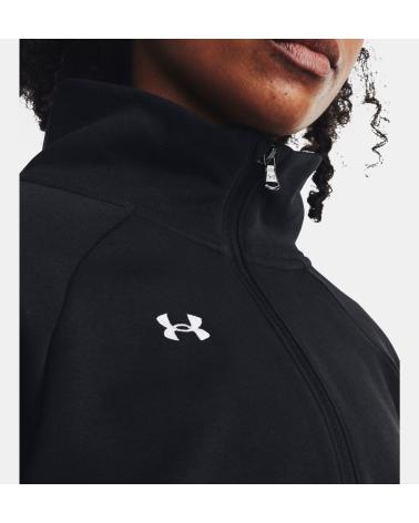 UNDER ARMOUR BLACK HIGH-NECK SWEATSHIRT NEGRO