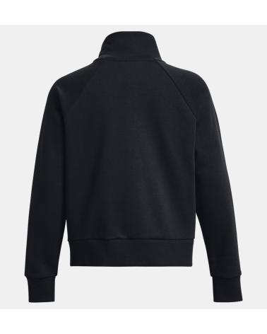 UNDER ARMOUR BLACK HIGH-NECK SWEATSHIRT NEGRO