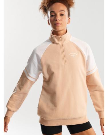 SUDADERA DE CUELLO ALTO CON CREMALLERA ROXY ERJFT04800 NARANJA NARANJA