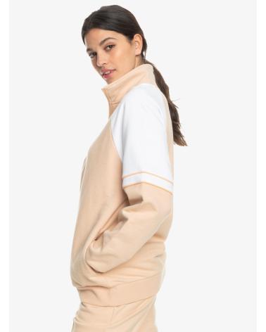 SUDADERA DE CUELLO ALTO CON CREMALLERA ROXY ERJFT04800 NARANJA NARANJA