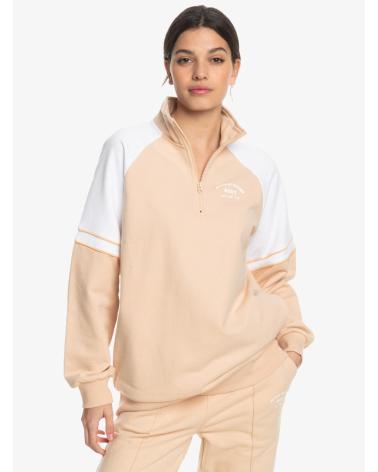 SUDADERA DE CUELLO ALTO CON CREMALLERA ROXY ERJFT04800 NARANJA NARANJA