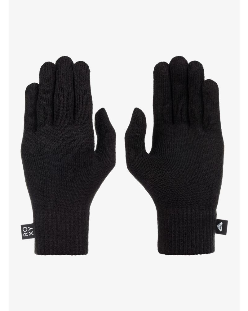 ROXY KNITTED GLOVES ERJHN03257 BLACK NEGRO