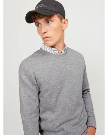JACK & JONES SWEATSHIRT MODELL 12181903 GRAU RUNDHALS GRIS