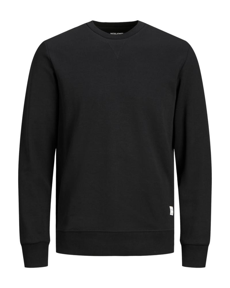 JACK & JONES SWEATSHIRT MODELL 12181903 SCHWARZ RUNDHALS NEGRO