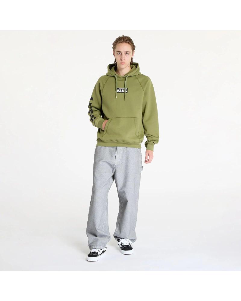 FELPA CON CAPPUCCIO VANS OFF THE WALL VN000HP1ZBF1 VERDE VERDE