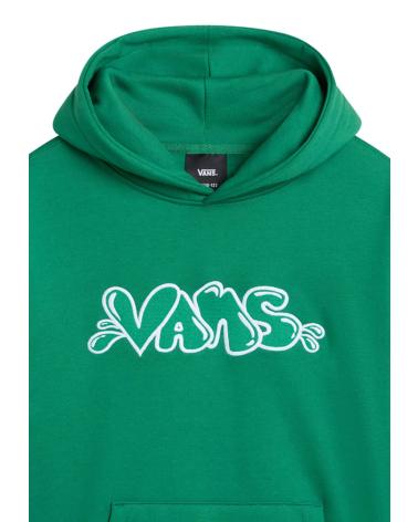 VANS OFF THE WALL GRAFFITI HOODED SWEATSHIRT GREEN - VN000JC0J5F VERDE