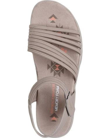 SKECHERS REGGAE SLIM COFFEE RUN TAUPE