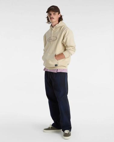 VANS OFF THE WALL HOODED SWEATSHIRT BEIGE - VN000HPW2N1 BEIGE