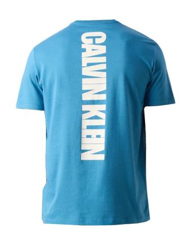 CALVIN KLEIN BLUE WRD STRETCH T-SHIRT AZUL