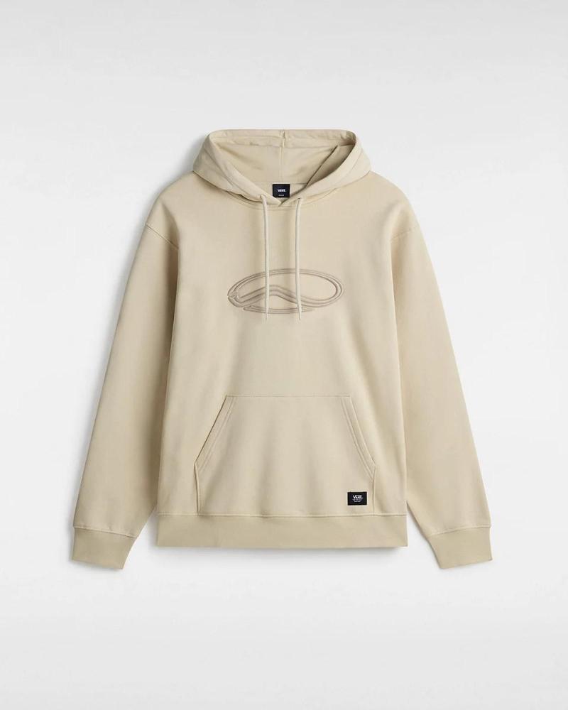 VANS OFF THE WALL HOODED SWEATSHIRT BEIGE - VN000HPW2N1 BEIGE