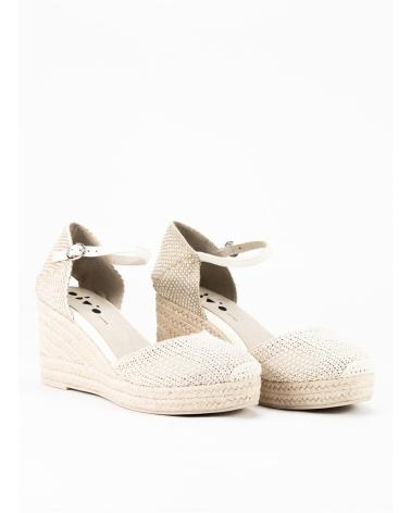 KESLEM ALPARGATA CON CUNA ALTA PARA MUJER EN COLOR BEIGE