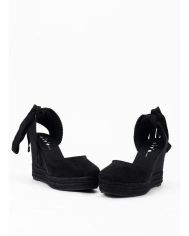 KESLEM ALPARGATA CON CUNA ALTA PARA MUJER EN COLOR NEGRO