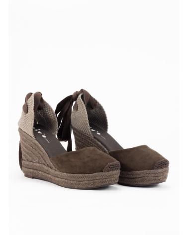 KESLEM ALPARGATA CON CUNA ALTA PARA MUJER EN COLOR MARRON