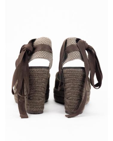 KESLEM ALPARGATA CON CUNA ALTA PARA MUJER EN COLOR MARRON