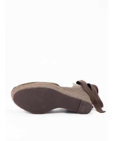 KESLEM ALPARGATA CON CUNA ALTA PARA MUJER EN COLOR MARRON