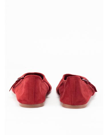 KESLEM BAILARINAS DE TEJIDO PARA MUJER EN COLOR ROJO