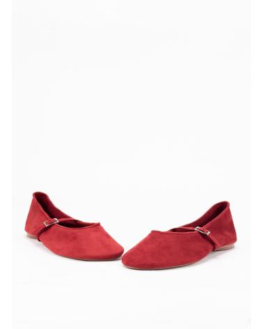 KESLEM BAILARINAS DE TEJIDO PARA MUJER EN COLOR ROJO
