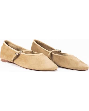 KESLEM BAILARINAS DE TEJIDO PARA MUJER EN COLOR CAMEL